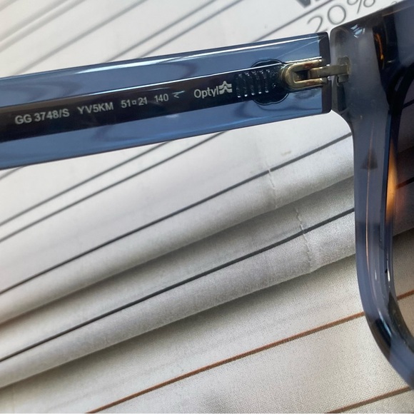 Gucci sunglasses blue mirrored lenses - Picture 5 of 10